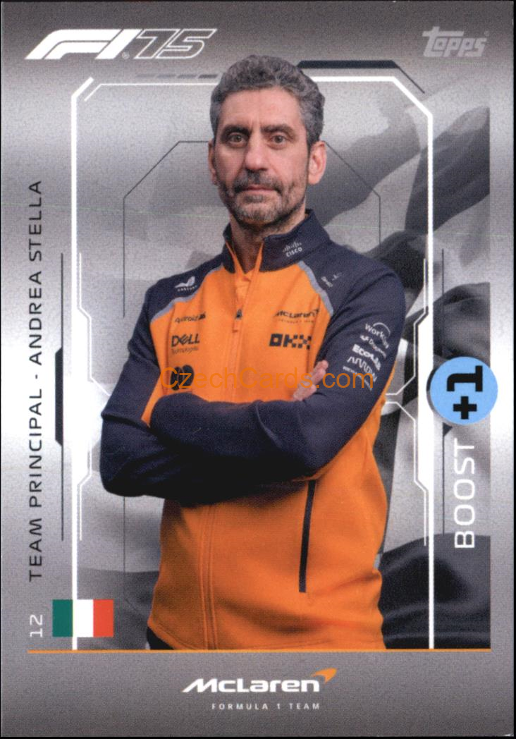 Andrea Stella 2025 Topps Turbo Attax #12