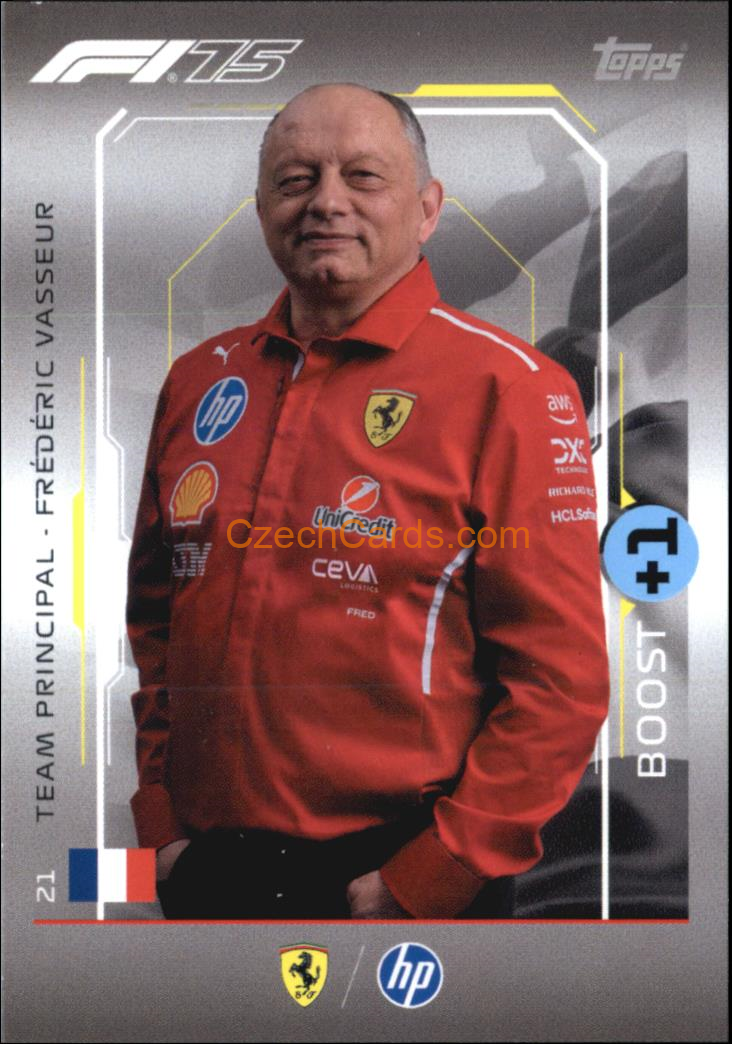Frederic Vasseur 2025 Topps Turbo Attax #21