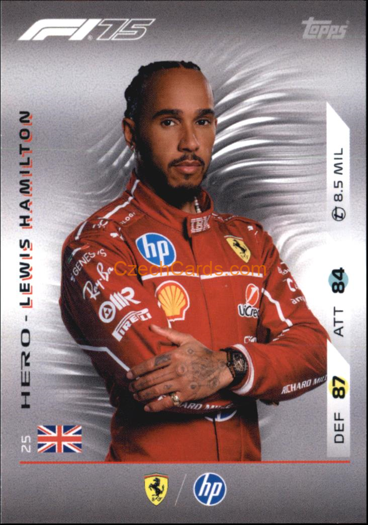 Lewis Hamilton 2025 Topps Turbo Attax #25