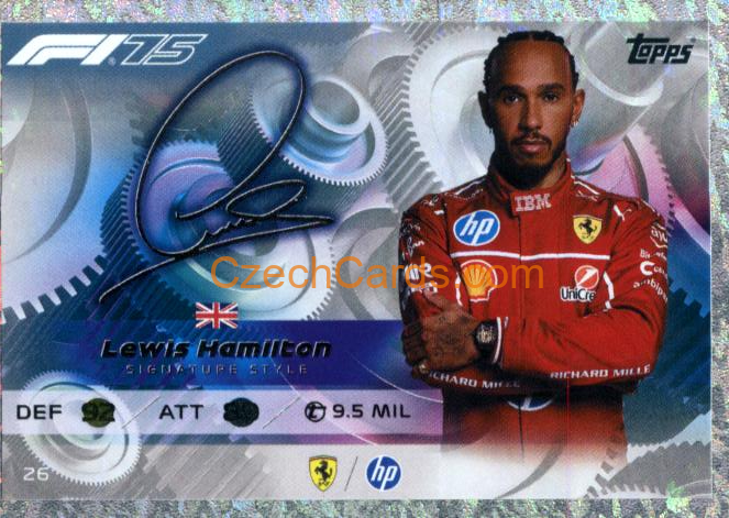 Lewis Hamilton 2025 Topps Turbo Attax Signature Style #26