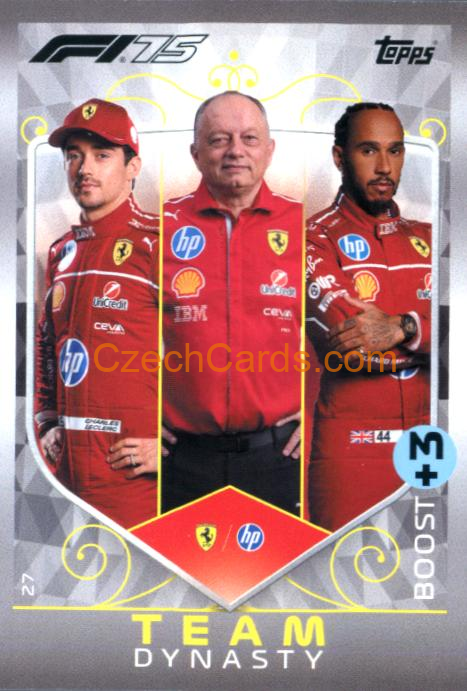 Leclerc / Vasseur / Hamilton 2025 Topps Turbo Attax #27