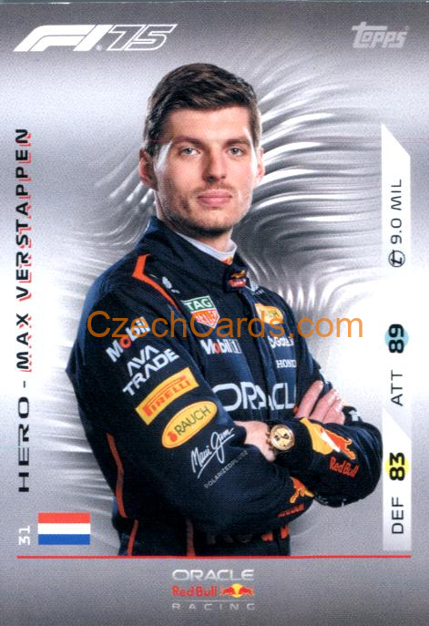 Max Verstappen 2025 Topps Turbo Attax #31