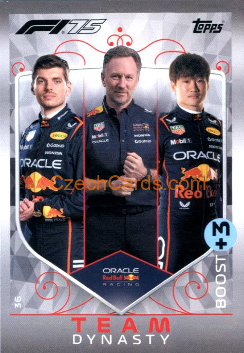 Verstappen / Horner / Yuki Tsunoda 2025 Topps Turbo Attax #36
