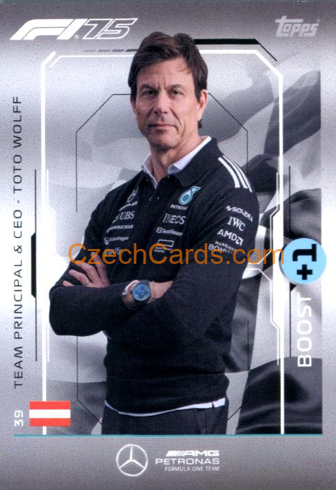 Toto Wolff 2025 Topps Turbo Attax #39