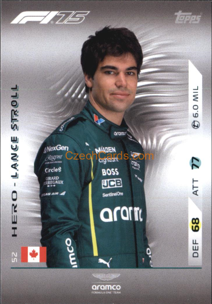 Lance Stroll 2025 Topps Turbo Attax #52