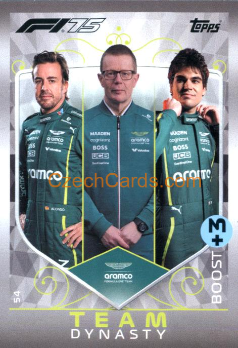 Alonso / Cowell / Stroll 2025 Topps Turbo Attax #54