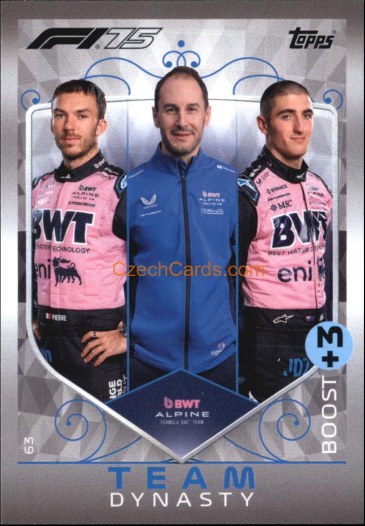 Gasly / Oakes / Doohan 2025 Topps Turbo Attax #63