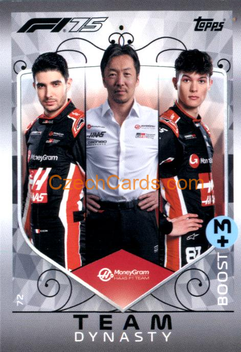 Ocon / Komatsu / Bearman 2025 Topps Turbo Attax #72
