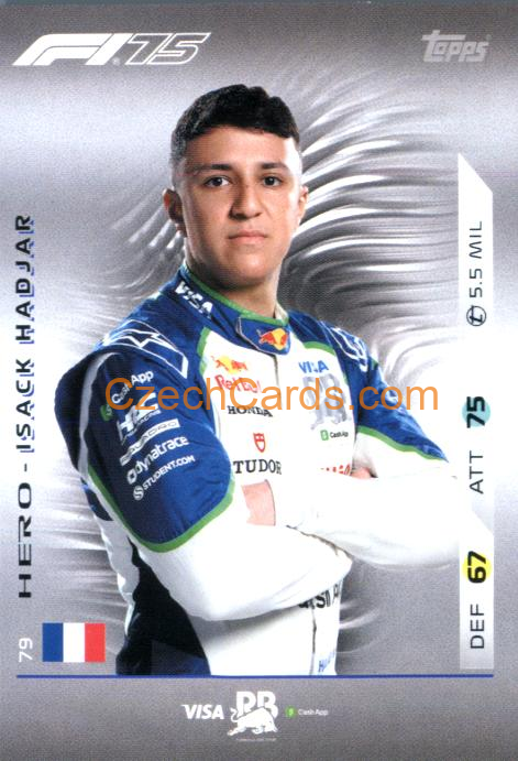 Isack Hadjar 2025 Topps Turbo Attax #79