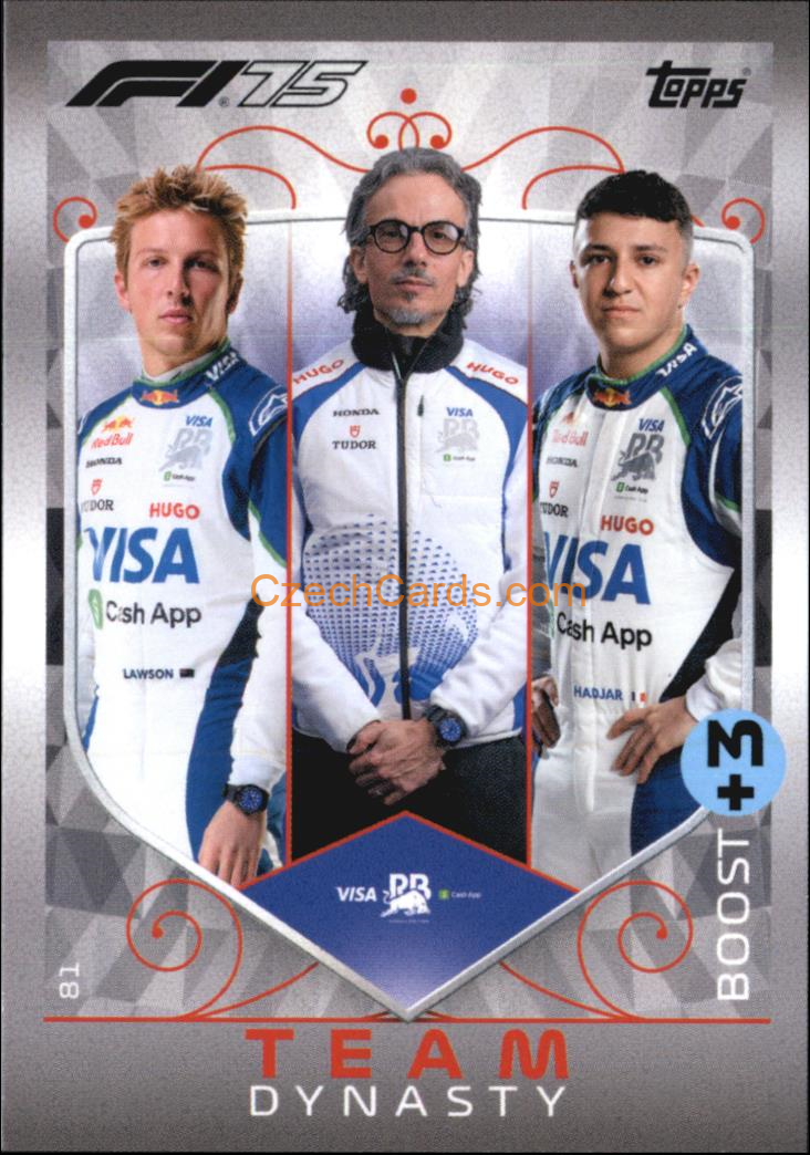 Lawson / Mekies / Hadjar 2025 Topps Turbo Attax #81