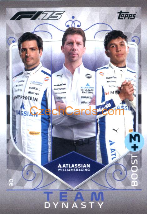 Sainz / Vowels / Albon 2025 Topps Turbo Attax #90