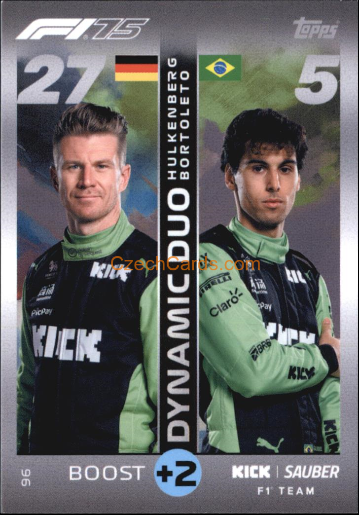 Nico Hülkenberg / Gabriel Bortoleto 2025 Topps Turbo Attax #96