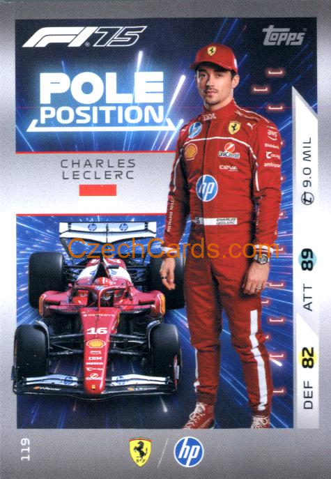 Charles Leclerc 2025 Topps Turbo Attax #119