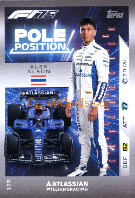 Alex Albon 2025 Topps Turbo Attax #125