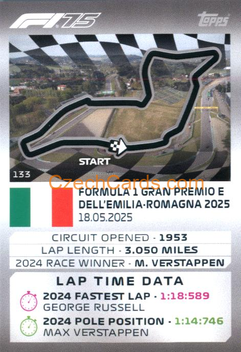 Autodromo Enzo e Dino Ferrari 2025 Topps Turbo Attax #133