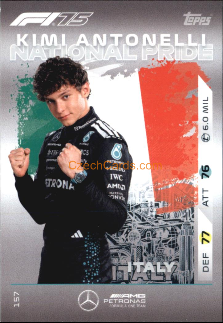 Kimi Antonelli 2025 Topps Turbo Attax #157