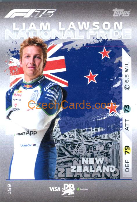 Liam Lawson 2025 Topps Turbo Attax #159
