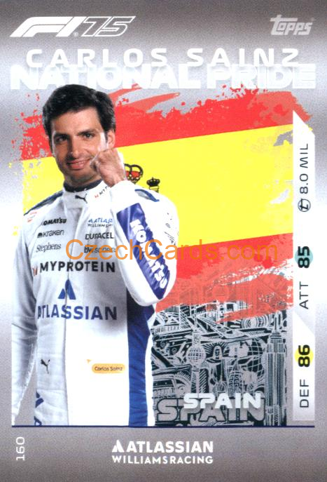 Carlos Sainz 2025 Topps Turbo Attax #160