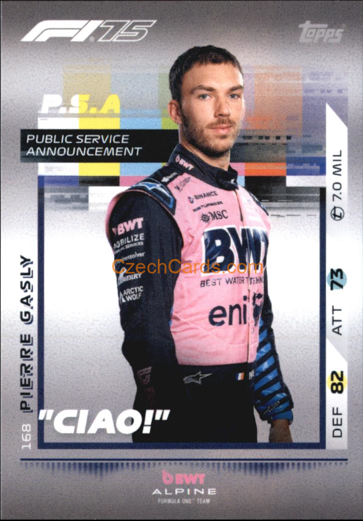 Pierre Gasly 2025 Topps Turbo Attax #168