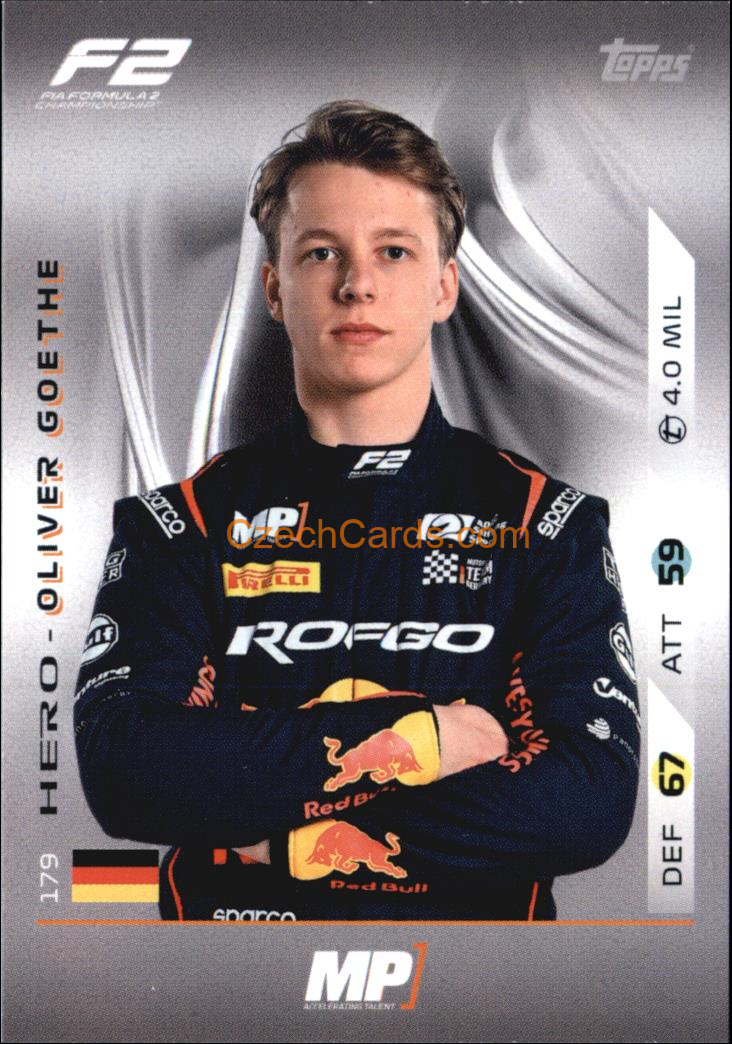 Oliver Goethe 2025 Topps Turbo Attax #179