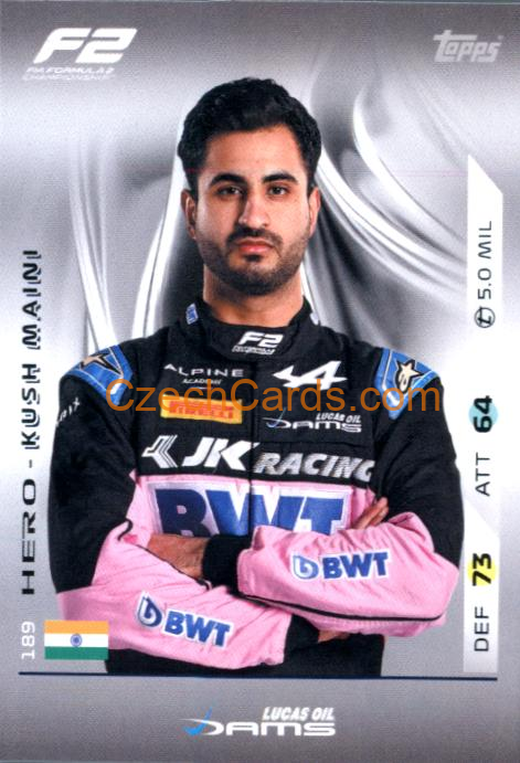 Kush Maini 2025 Topps Turbo Attax #189