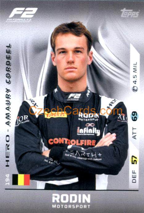 Amaury Cordeel 2025 Topps Turbo Attax #194