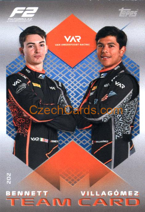 Van Amersfoort Racing 2025 Topps Turbo Attax #202