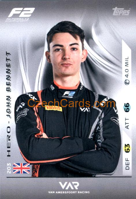 John Bennett 2025 Topps Turbo Attax #203