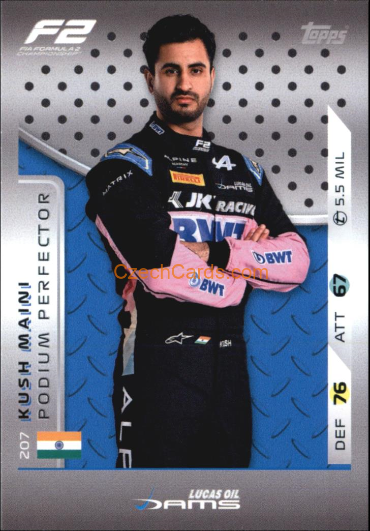 Kush Maini 2025 Topps Turbo Attax #207