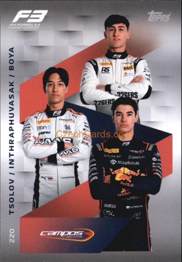 Campos Racing 2025 Topps Turbo Attax #220