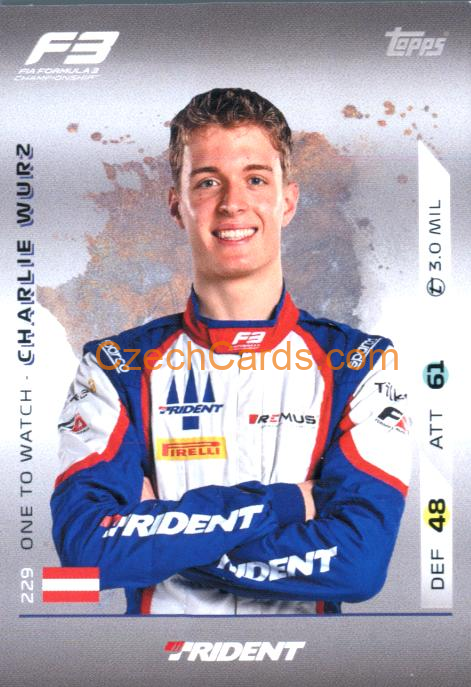 Charlies Wurz 2025 Topps Turbo Attax #229
