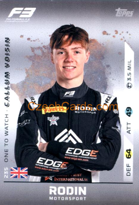 Callum Voisin 2025 Topps Turbo Attax #235