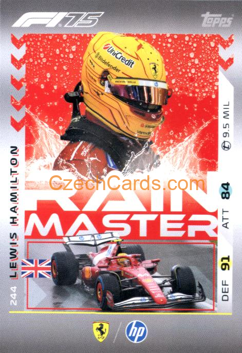 Lewis Hamilton 2025 Topps Turbo Attax #244