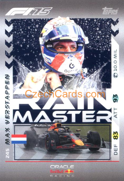Max Verstappen 2025 Topps Turbo Attax #245