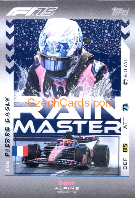 Pierre Gasly 2025 Topps Turbo Attax #248