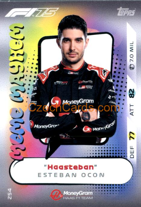 Esteban Ocon 2025 Topps Turbo Attax #254
