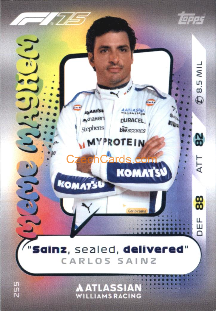 Carlos Sainz 2025 Topps Turbo Attax #255