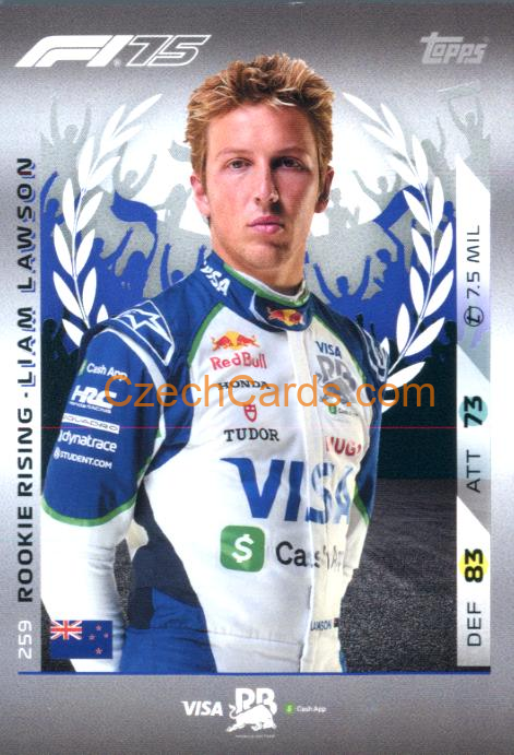Liam Lawson 2025 Topps Turbo Attax #259
