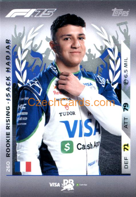 Isack Hadjar 2025 Topps Turbo Attax #260