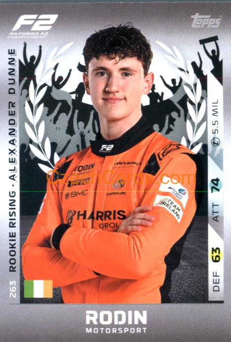 Alexander Dunne 2025 Topps Turbo Attax #263