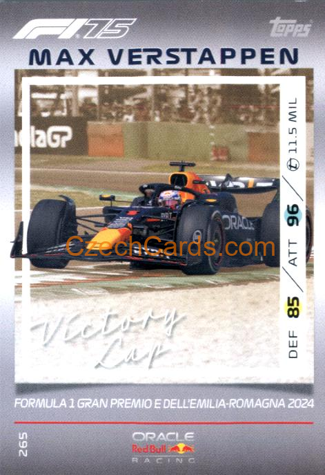Max Verstappen 2025 Topps Turbo Attax #265