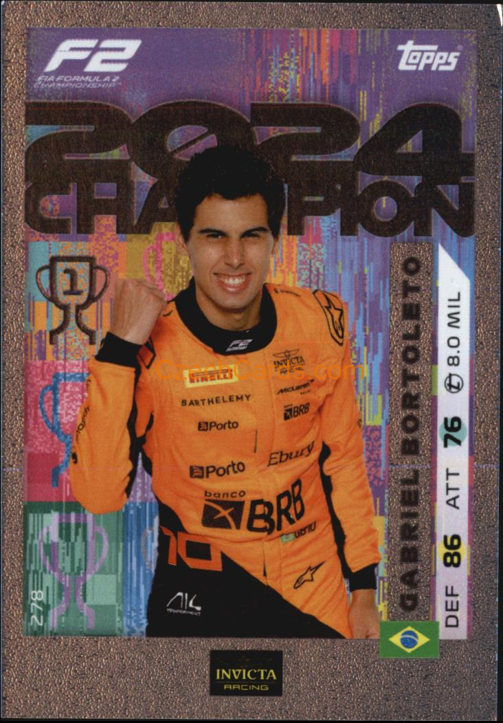 Gabriel Bortoleto 2025 Topps Turbo Attax #278