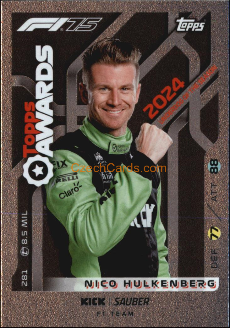Nico Hulkenberg 2025 Topps Turbo Attax #281
