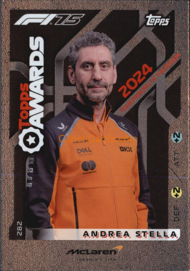Andrea Stella 2025 Topps Turbo Attax #282