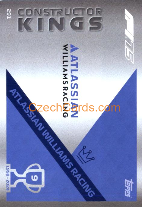 Williams Racing 2025 Topps Turbo Attax #291