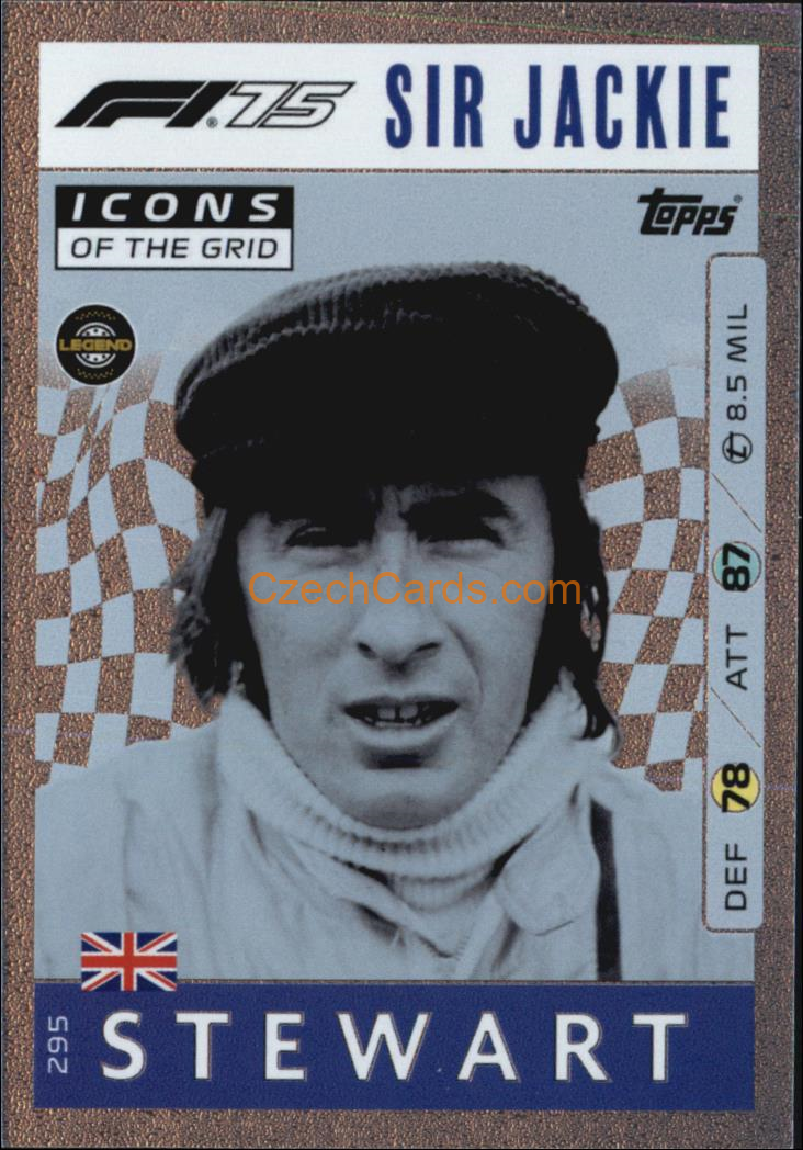 Sir Jackie Stewart 2025 Topps Turbo Attax #295