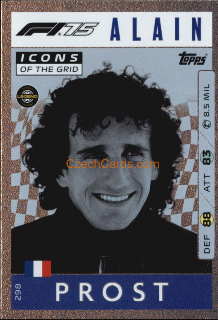 Alain Prost 2025 Topps Turbo Attax #298