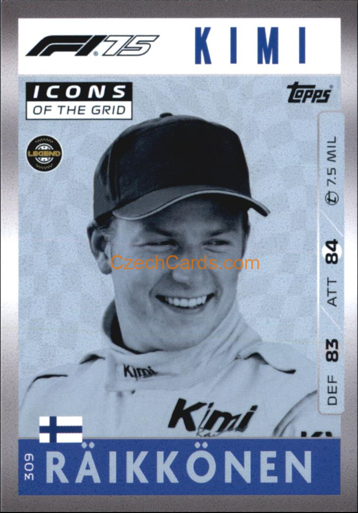 Kimi Raikkonen 2025 Topps Turbo Attax #309