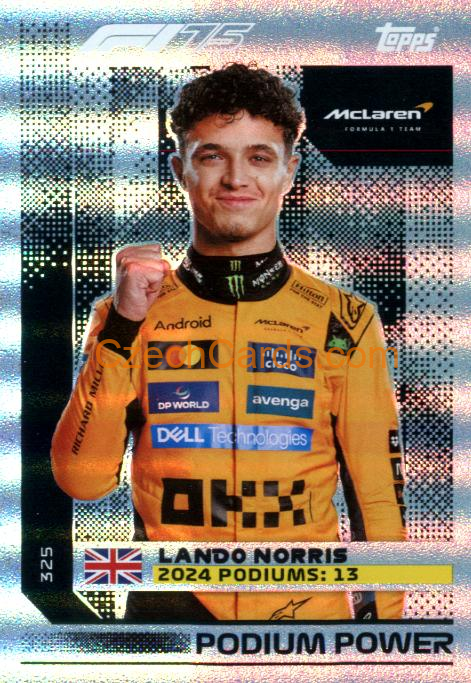 Lando Norris 2025 Topps Turbo Attax #325