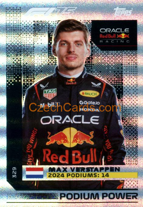 Max Verstappen 2025 Topps Turbo Attax #329